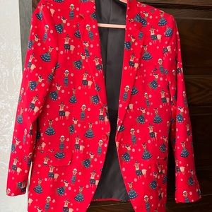 Christmas llama sports coat- perfect for any holiday event